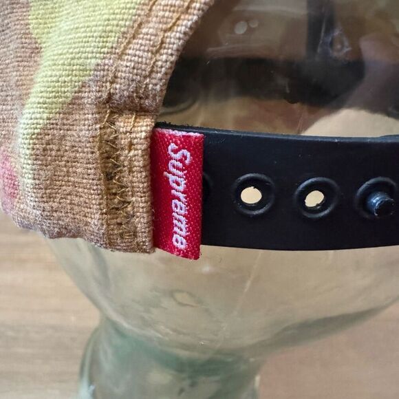 Supreme Orange And Red Camo Hat Adjustable One Size Snapback Streetwear Grail - Picture 4 of 5